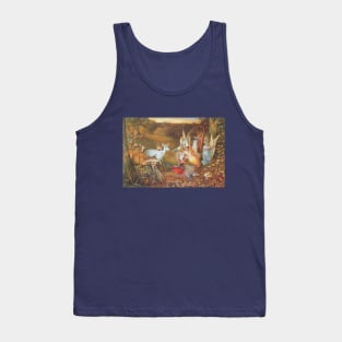 Vintage Fairy Tales, Enchanted Forest by John Anster Fitzgerald Tank Top
